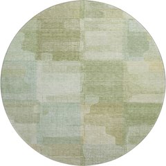 Luxury Washable Indoor/Outdoor Ravenna Green 8' x 8' Round Rug