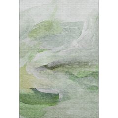 Luxury Washable Indoor/Outdoor Ravenna Aloe 2'6" x 3'10" Rug