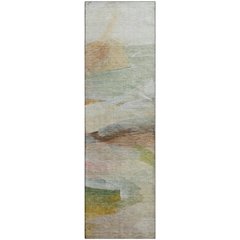 Luxury Washable Indoor/Outdoor Ravenna Linen 2'3" x 7'6" Runner Rug