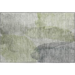 Luxury Washable Indoor/Outdoor Ravenna Fern 1'8" x 2'6" Rug