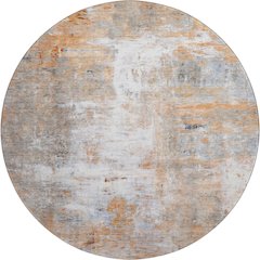 Luxury Washable Indoor/Outdoor Ravenna Copper 8' x 8' Round Rug