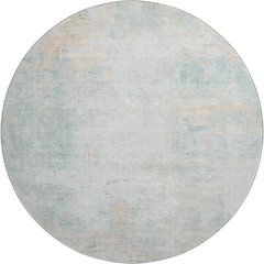 Luxury Washable Indoor/Outdoor Ravenna Seafoam 8' x 8' Round Rug