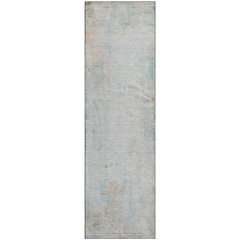 Luxury Washable Indoor/Outdoor Ravenna Seafoam 2'3" x 7'6" Runner Rug