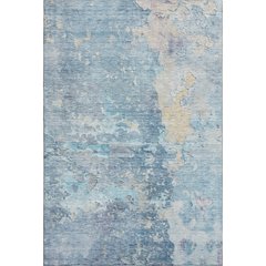 Luxury Washable Indoor/Outdoor Ravenna Blue 2'6" x 3'10" Rug