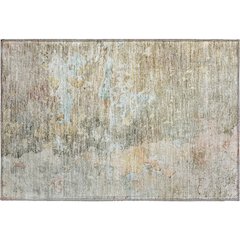 Luxury Washable Indoor/Outdoor Ravenna Brown 1'8" x 2'6" Rug