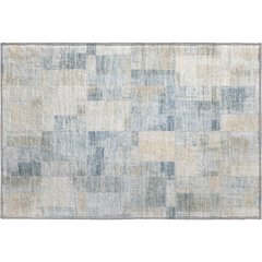 Luxury Washable Indoor/Outdoor Ravenna Denim 1'8" x 2'6" Rug