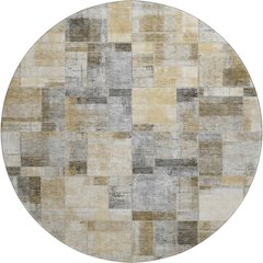 Luxury Washable Indoor/Outdoor Ravenna Granite 8' x 8' Round Rug