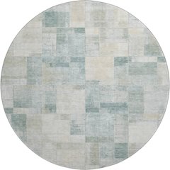 Luxury Washable Indoor/Outdoor Ravenna Seafoam 8' x 8' Round Rug