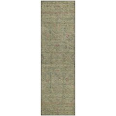 Luxury Washable Indoor/Outdoor Ravenna Aloe 2'3" x 7'6" Runner Rug