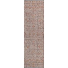 Luxury Washable Indoor/Outdoor Ravenna Coral 2'3" x 7'6" Runner Rug