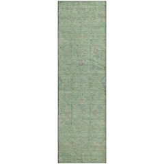 Luxury Washable Indoor/Outdoor Ravenna Seafoam 2'3" x 7'6" Runner Rug