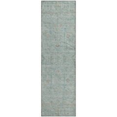 Luxury Washable Indoor/Outdoor Ravenna Sky 2'3" x 7'6" Runner Rug