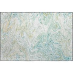 Luxury Washable Indoor/Outdoor Ravenna Sky 1'8" x 2'6" Rug