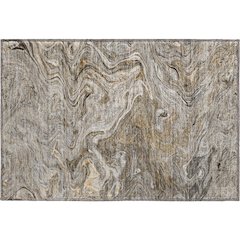 Luxury Washable Indoor/Outdoor Ravenna Taupe 1'8" x 2'6" Rug