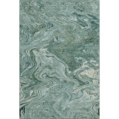 Luxury Washable Indoor/Outdoor Ravenna Teal 2'6" x 3'10" Rug