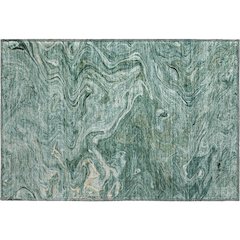 Luxury Washable Indoor/Outdoor Ravenna Teal 1'8" x 2'6" Rug
