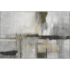 Luxury Washable Indoor/Outdoor Ravenna Gray 1'8" x 2'6" Rug