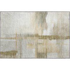 Luxury Washable Indoor/Outdoor Ravenna Putty 1'8" x 2'6" Rug