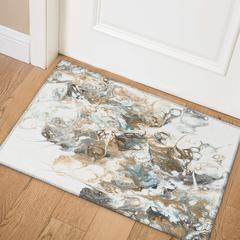 Karina Smoke Modern Abstract 1'8" x 2'6" Accent Rug Smoke AKC41