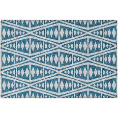 Indoor/Outdoor Sedona SN6 Indigo Washable 1'8" x 2'6" Rug
