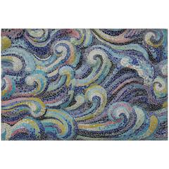 Indoor/Outdoor Surfside ASR44 Stormy Washable 1'8" x 2'6" Rug