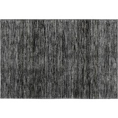 Luxury Washable Indoor/Outdoor Soft Essentials SE1 Gray 1'8" x 2'6" Rug