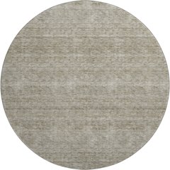 Luxury Washable Indoor/Outdoor Soft Essentials SE1 Ivory 8' x 8' Rug