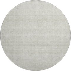 Luxury Washable Indoor/Outdoor Soft Essentials SE1 Ivory 8' x 8' Rug
