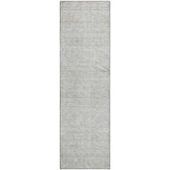 Luxury Washable Indoor/Outdoor Soft Essentials SE1 Ivory 2'3" x 7'6" Runner Rug
