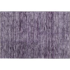 Luxury Washable Indoor/Outdoor Soft Essentials SE1 Purple 1'8" x 2'6" Rug