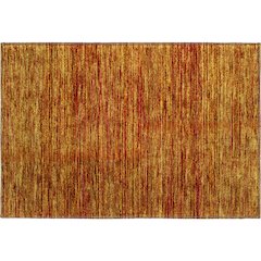 Luxury Washable Indoor/Outdoor Soft Essentials SE1 Orange 1'8" x 2'6" Rug