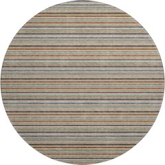 Luxury Washable Indoor/Outdoor Soft Essentials SE2 Multi 8' x 8' Rug
