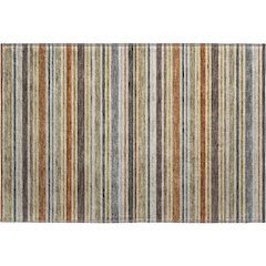 Luxury Washable Indoor/Outdoor Soft Essentials SE2 Multi 1'8" x 2'6" Rug