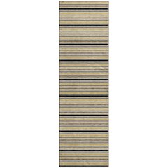 Luxury Washable Indoor/Outdoor Soft Essentials SE2 Gold 2'3" x 7'6" Runner Rug