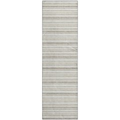 Luxury Washable Indoor/Outdoor Soft Essentials SE2 Ivory 2'3" x 7'6" Runner Rug