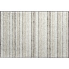 Luxury Washable Indoor/Outdoor Soft Essentials SE2 Ivory 1'8" x 2'6" Rug