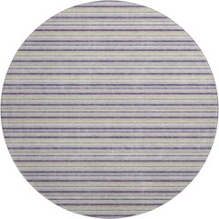 Luxury Washable Indoor/Outdoor Soft Essentials SE2 Purple 8' x 8' Rug