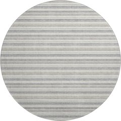Luxury Washable Indoor/Outdoor Soft Essentials SE2 Gray 8' x 8' Rug