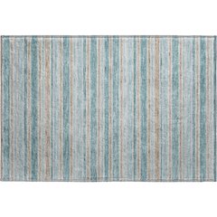 Luxury Washable Indoor/Outdoor Soft Essentials SE2 Teal 1'8" x 2'6" Rug