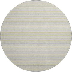 Luxury Washable Indoor/Outdoor Soft Essentials SE2 Gold 8' x 8' Rug