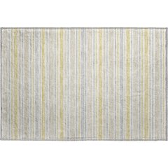 Luxury Washable Indoor/Outdoor Soft Essentials SE2 Gold 1'8" x 2'6" Rug