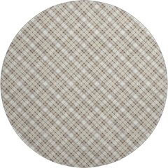 Luxury Washable Indoor/Outdoor Soft Essentials SE3 Brown 8' x 8' Rug
