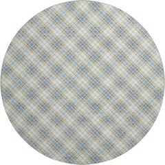 Luxury Washable Indoor/Outdoor Soft Essentials SE3 Blue 8' x 8' Rug