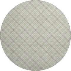 Luxury Washable Indoor/Outdoor Soft Essentials SE3 Green 8' x 8' Rug