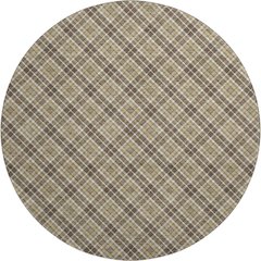 Luxury Washable Indoor/Outdoor Soft Essentials SE3 Brown 8' x 8' Rug