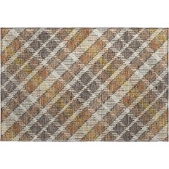 Luxury Washable Indoor/Outdoor Soft Essentials SE3 Multi 1'8" x 2'6" Rug