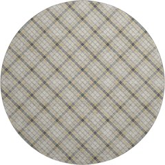 Luxury Washable Indoor/Outdoor Soft Essentials SE3 Gray 8' x 8' Rug