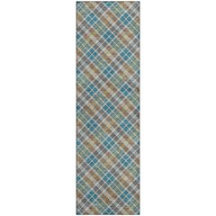 Luxury Washable Indoor/Outdoor Soft Essentials SE3 Multi 2'3" x 7'6" Runner Rug