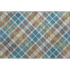 Luxury Washable Indoor/Outdoor Soft Essentials SE3 Multi 1'8" x 2'6" Rug