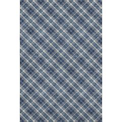 Luxury Washable Indoor/Outdoor Soft Essentials SE3 Blue 2'6" x 3'10" Rug